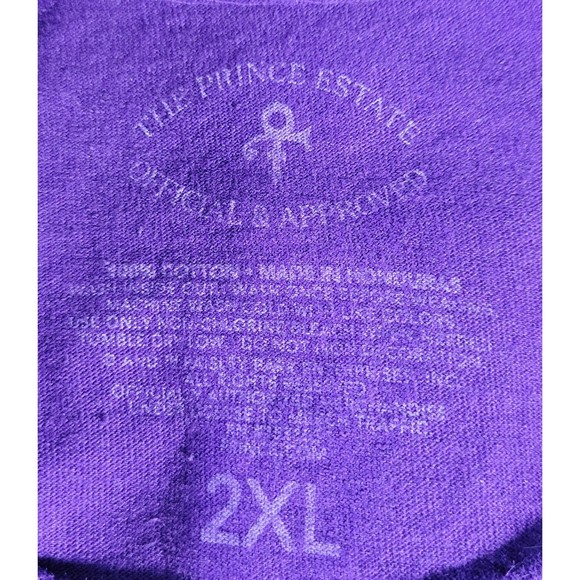 The Prince Estate Mens 2XL Purple Rain Prince and the Revolution Tee Pre-Owned - Picture 4 of 4